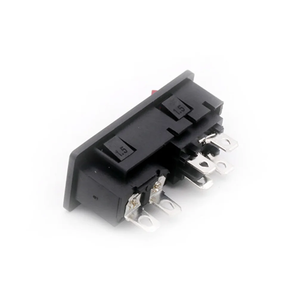 4 Stuks Power Rocker Switch & Socket Connector, Schakelaar Met 3 Pin Of 4 Pin, panel Mount Power Adapters