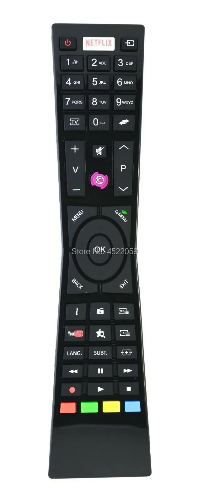 جهاز التحكم عن بعد RCA249101 (30095593). ل سابا. S43UHD17.S55U4K17.S65UHD17 التلفزيونات