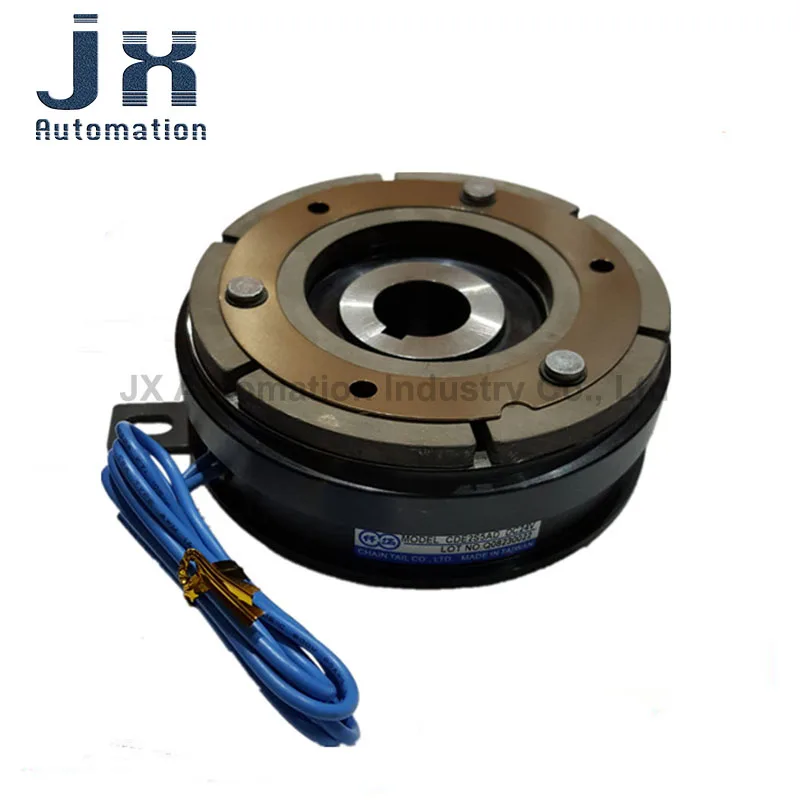 

Taiwan CHAIN TAIL Electromagnetic Clutch DC24V CDE2S5AA CDE2S5AD Inner Bearing Clutch 20W For Strapping Machine