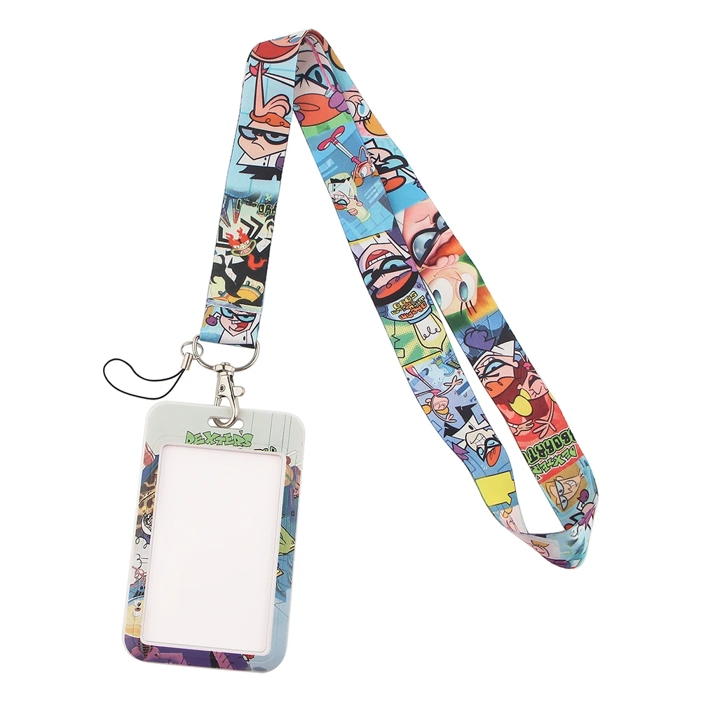 CA250 New Fashion Cartoon Anime Lanyard Key Strap for Phone Keys Cartoon Lanyards ID Badge With Key Ring Holder