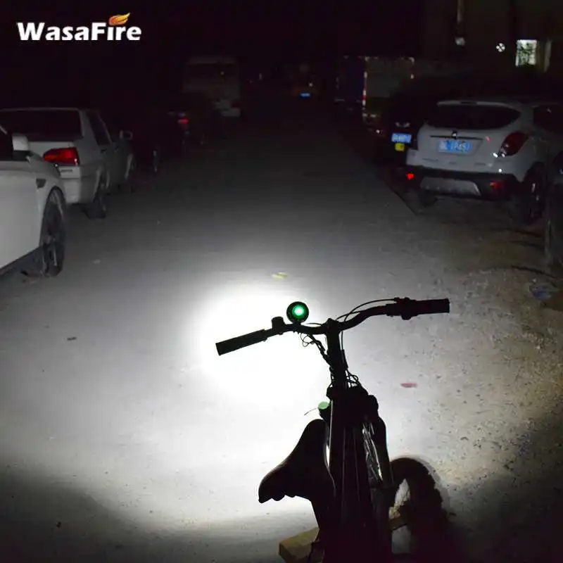 12000 Lumen 8* T6 LED Bicycle Light Bike Front Light MTB 3 Modes Cycling Riding Headlight Lamp + 8.4V 18650 Battery Pack