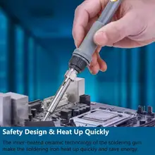 Adjustable Temperature Soldering Iron 60W #3