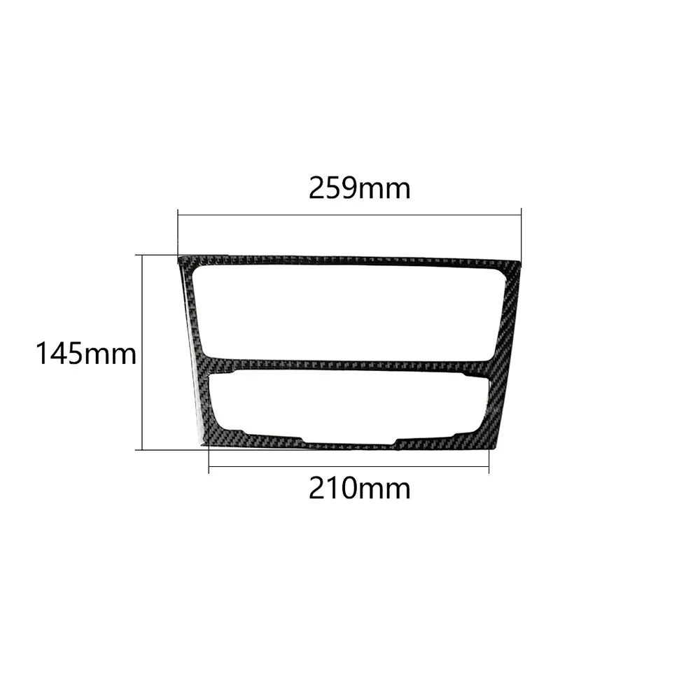 CloudFireGlory Dashboard Console CD Panel Cover Trim Carbon Fiber For A4 B8 A5 Q5 B7 2009 2010 2011 2012 2013 2014 2015 16