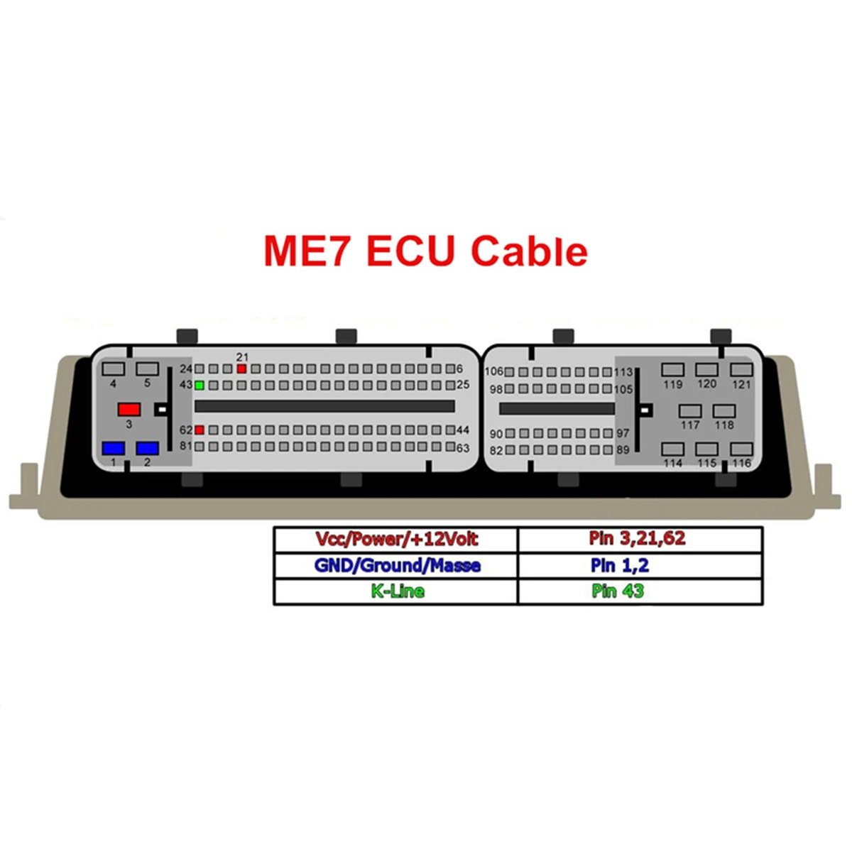 81 دبابيس OBD التشخيص كابل OBD2 محول F + تيار مستمر EDC15 EDC15P EDC15P + EDC15V EDC15VM + ME7 ECU كابل لمجموعة VAG
