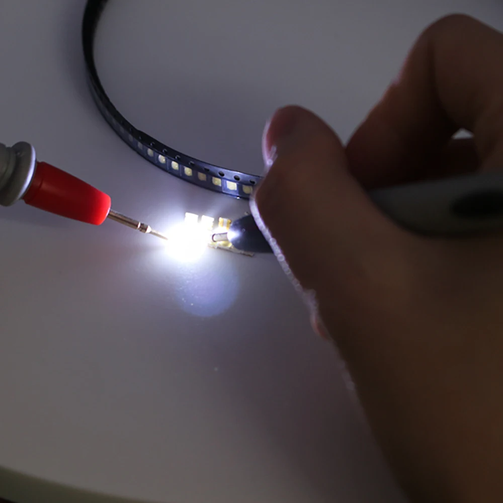 TKDMR-Lámpara LED SMD 100, cuentas de luz blanca fría 6V 1W, barra de tira de retroiluminación de TV, reparación de TV, esfera de lente de la mejor
