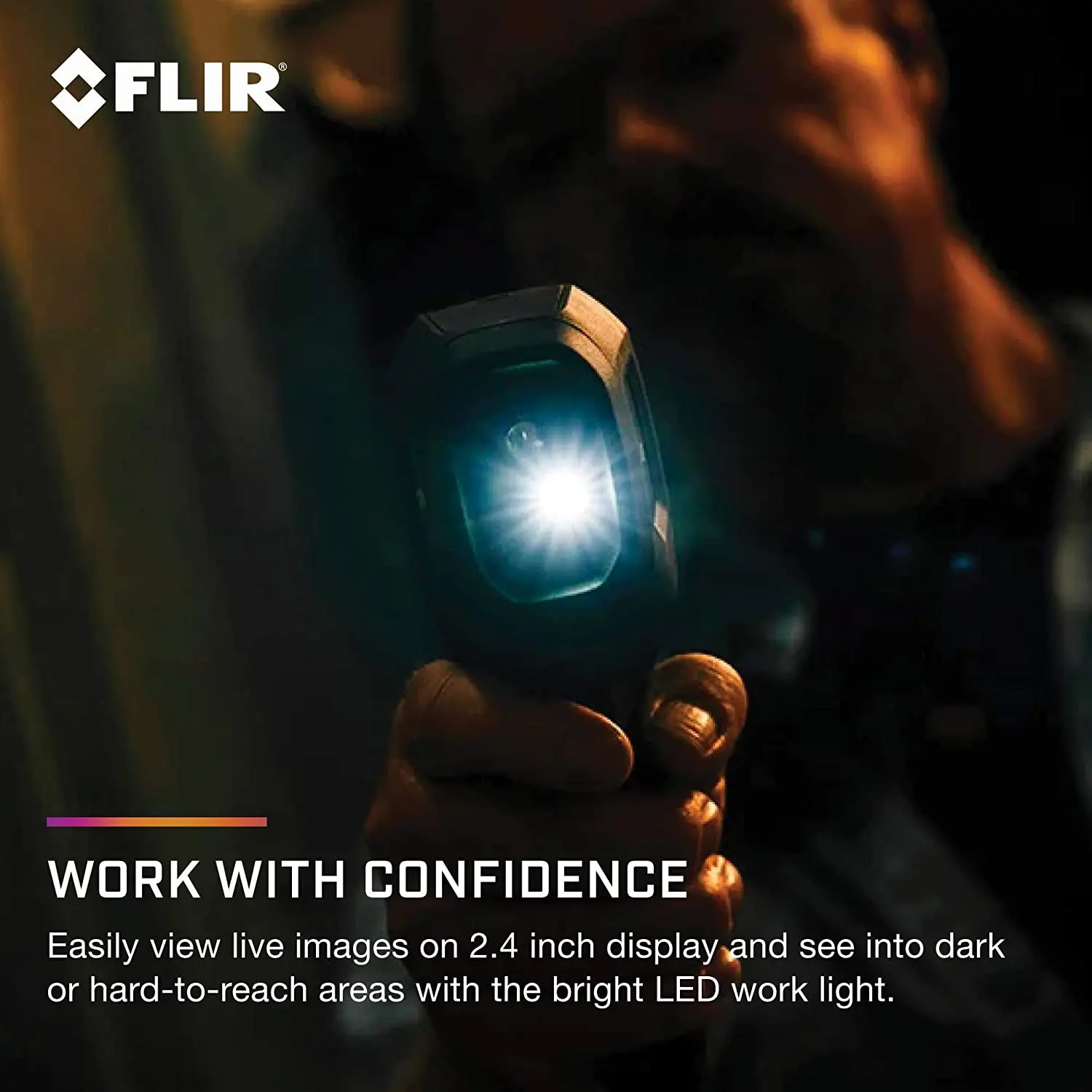 FLIR TG165-X بقعة الكاميرا الحرارية الصناعية المحمولة أنابيب التدفئة الكهربائية التفتيش TG165 الليزر الأشعة تحت الحمراء الحرارية التصوير