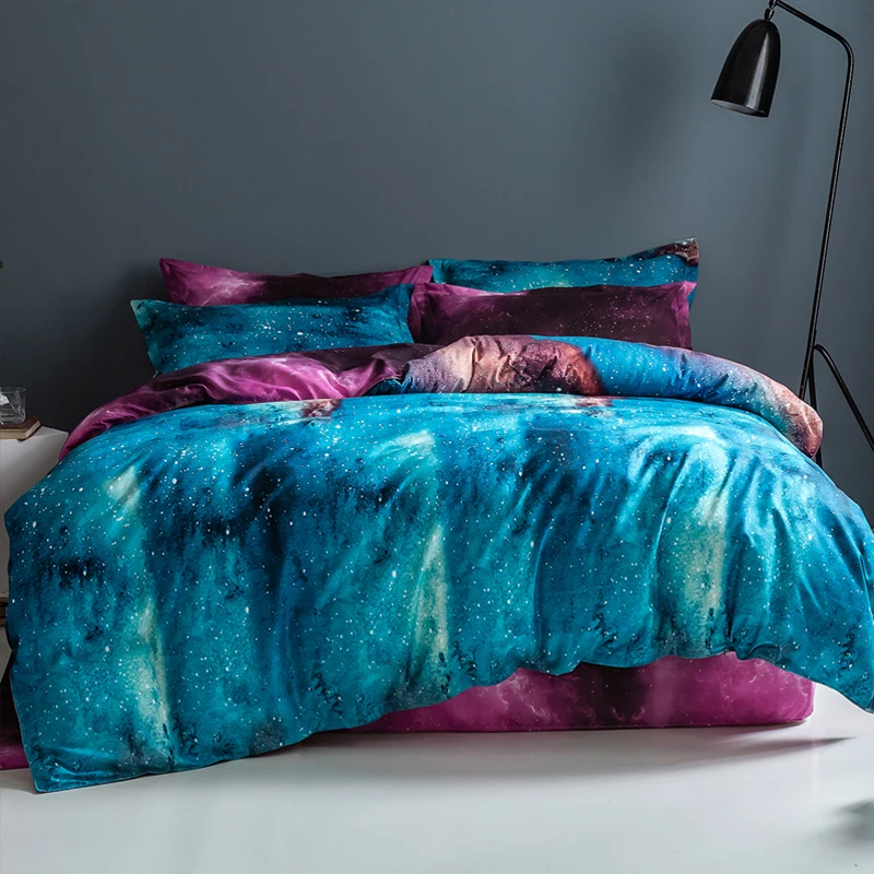 Duvet Cover Bedding Set Twin Full Queen King Size 135x200 Germany Single Double Quilt Cover 155x220 Starry Sky Bed Linen 80x80