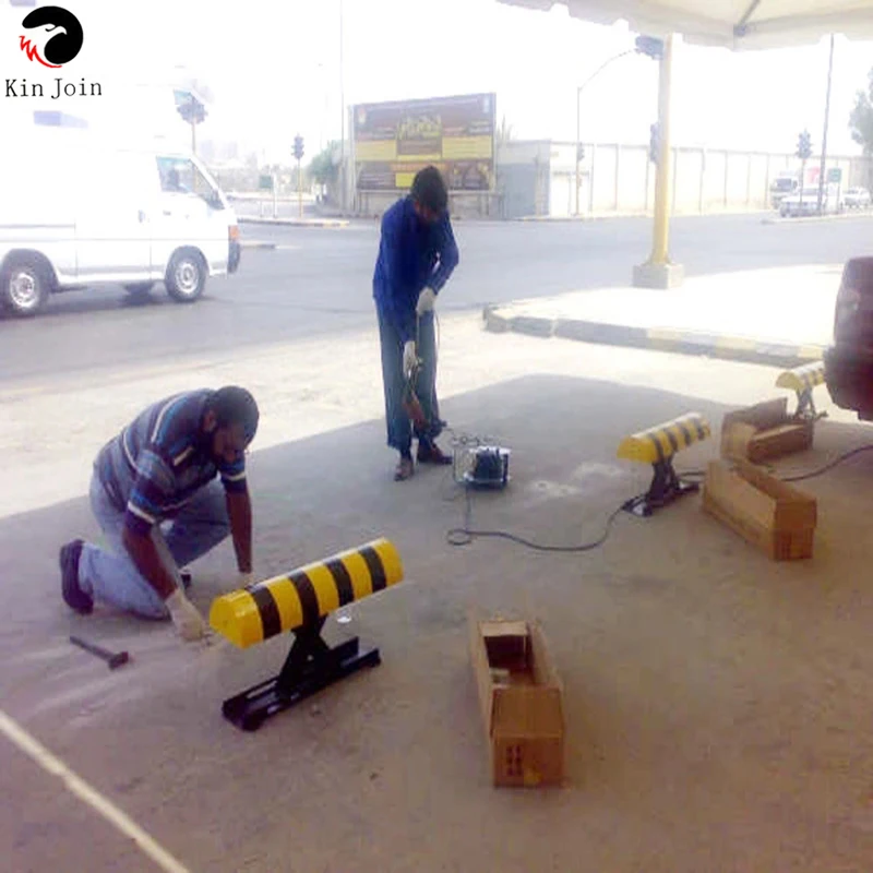 Imagem -06 - Kinjoin-automatic Long Rocker Estacionamento Bloqueio Barreira Reservada Controle Remoto Fechaduras e Barreiras de Estacionamento