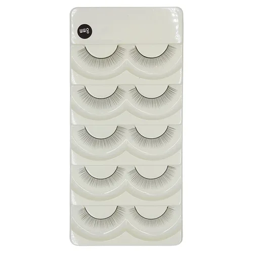 Imagen 2 del producto Kimcci 5 pares de pestañas de entrenamiento práctica pestañas postizas para injerto extensión de pestañas nuevo Begainer maquillaje herramienta profesional salón