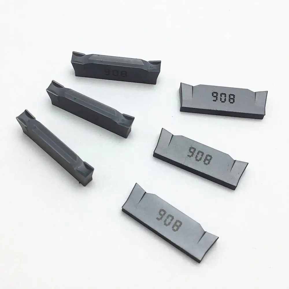 Kualitas tinggi DGN2002C / 2002J IC908 DGN3003J / 3003C IC908 CNC karbida masukkan berlubang DGN 3003J IC908 untuk alat pemotong