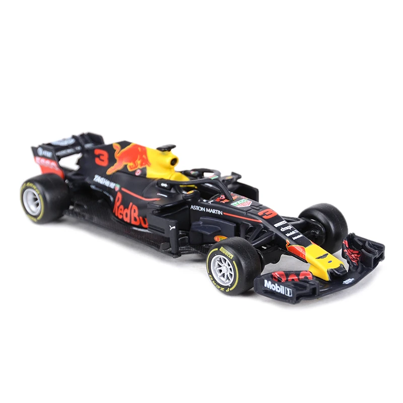 Bburago 1:43 2018 Red Bull RB14 #33 F1 Formula Car Static Die Cast Vehicles Collectible Model Racing Car Toys