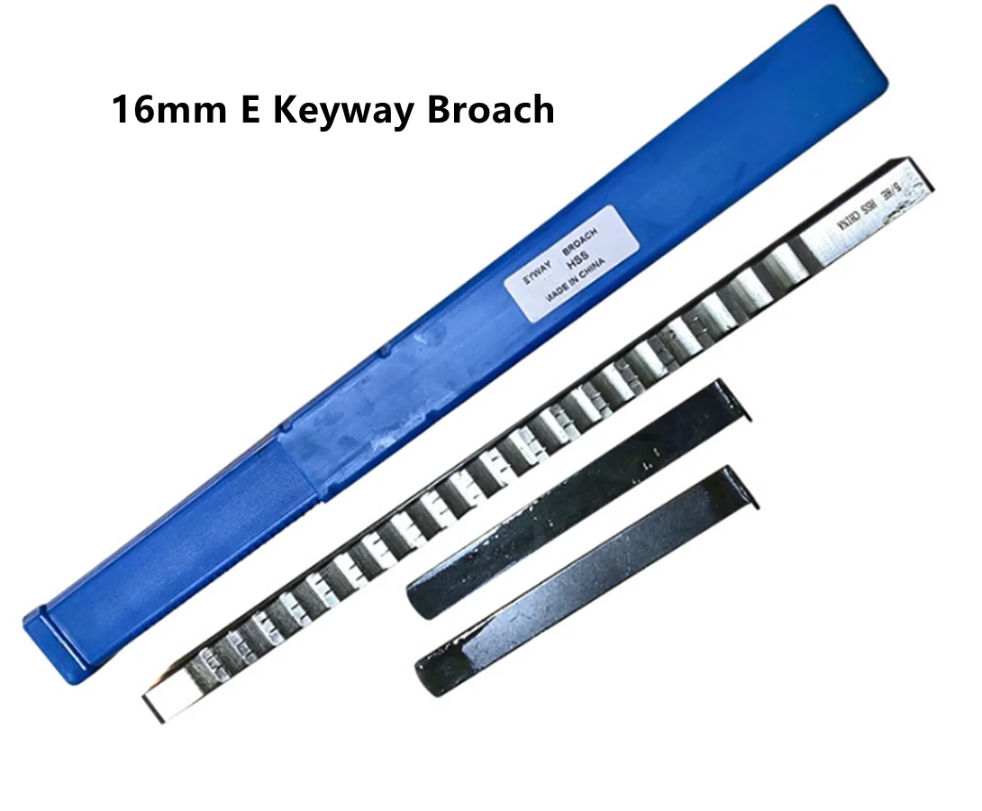 

16mm E Push-Type Keyway Broach E1/16 HSS Metric Size CNC Machine Tool