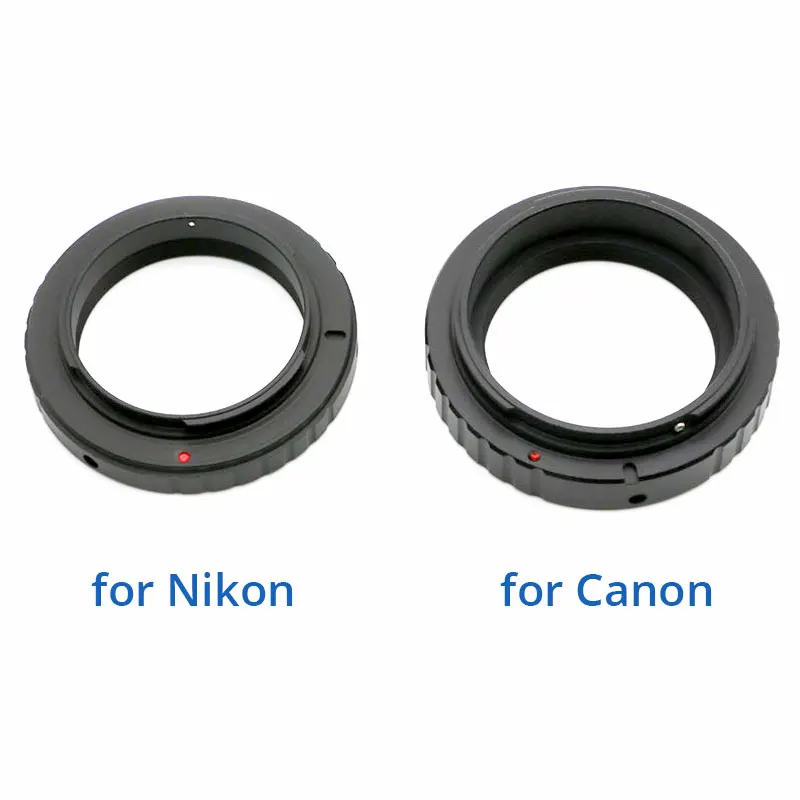 Microscope to Canon Nikon Single Lens Reflex Camera Interface SLR Bayonet Adapter Ring for Nikon and Canon SLR Camera