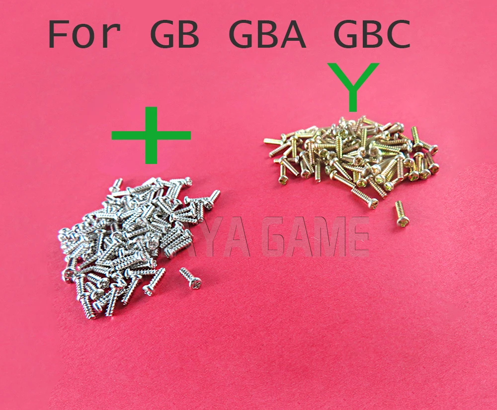 

1000pcs Replacement For Gameboy Advance GB GBA GBC Repair Kit Full Set Cross Screws Console