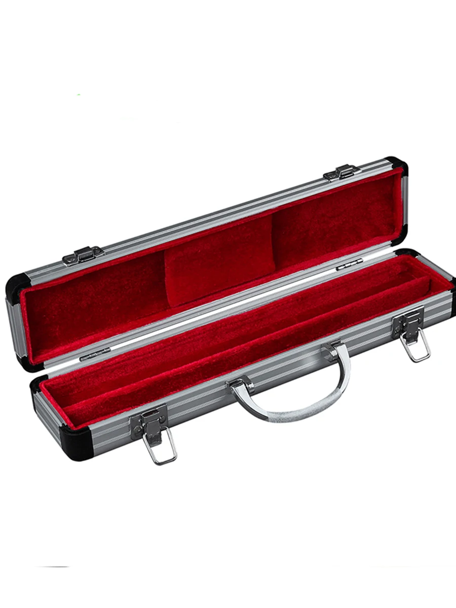 

New Arrival Aluminum Alloy Protective Silver Box for Each Tone Two-Section Clarinet Flute Dizi Xiao Accessories