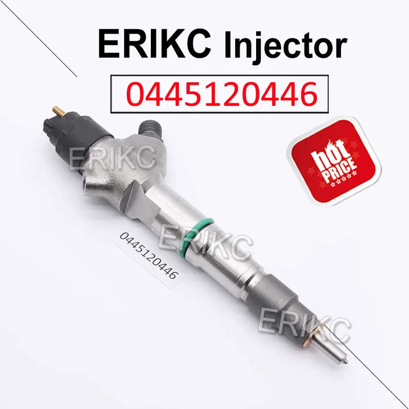 

ERIKC 0445120446 Professional Fuel Injector Manufacturer 0 445 120 446 Original Diesel Common Rail Injector Nozzle for Bosch