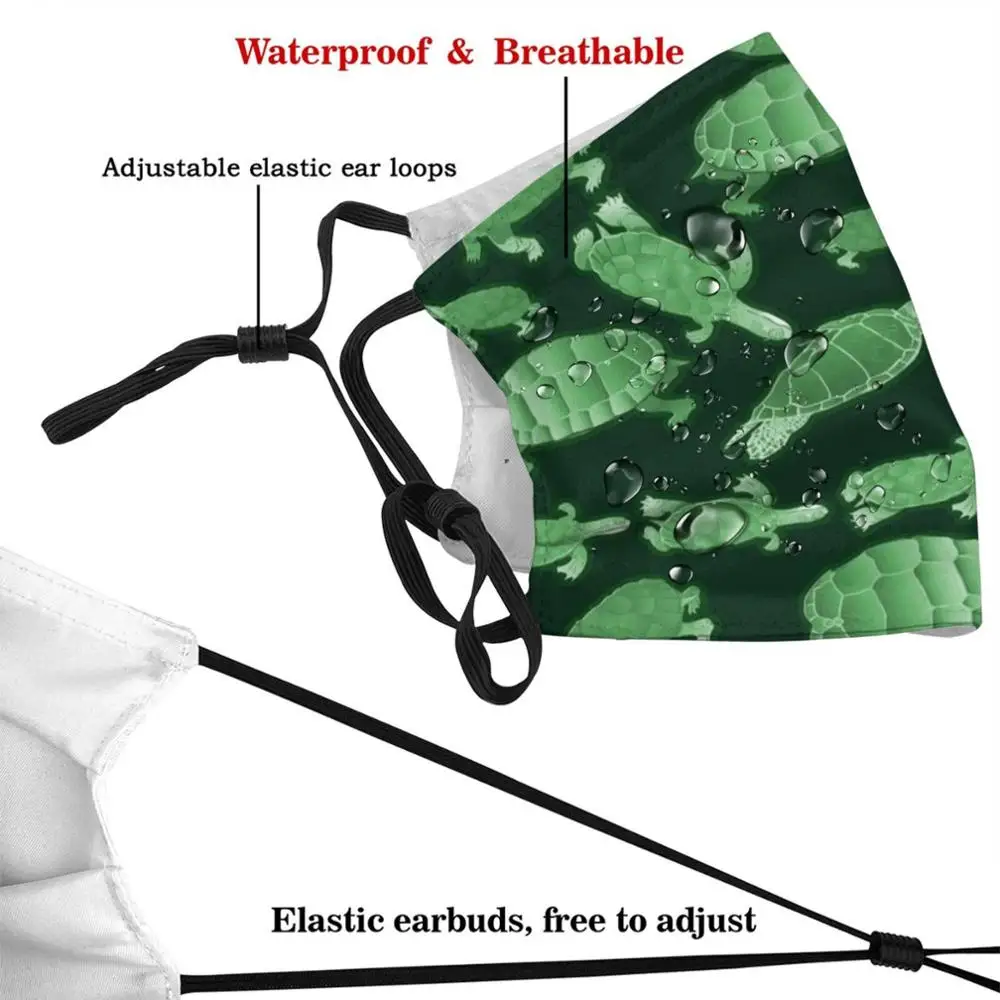 The Ol' Shell Game Mask Adult Child Washable Pm2.5 Filter Logo Creativity Turtle Tortoise Pattern Nature Animal