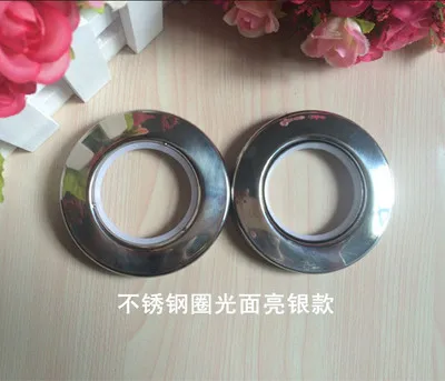 50pcs/BOX Metal eyelets High Quality Roman Grommet Top Home Decoration Curtain Accessories Plastic Rings Eyelets For