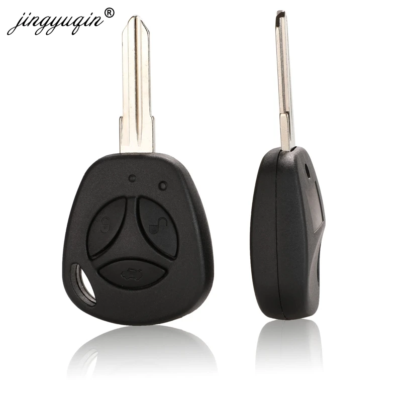 

jingyuqin 3 Buttons Replacement Car Key Shell For Lada Uncut Auto Blank Remote Key Case Cover Fob priora kalina