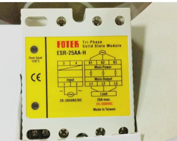 

Taiwan new original FOTEK Solid State Relay ESR-25AA-H