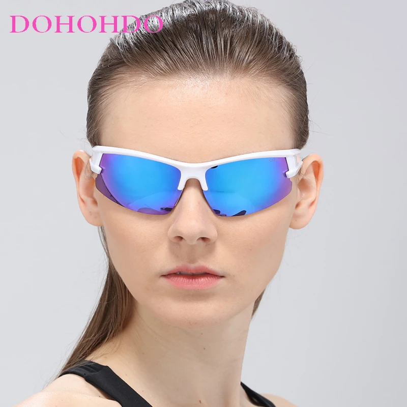 

DOHOHDO Classic Polarized Sunglasses Women Brand Designer Semi-Rimless Sun Glasses Lady Sport Driving Goggle Gafas De Sol UV400