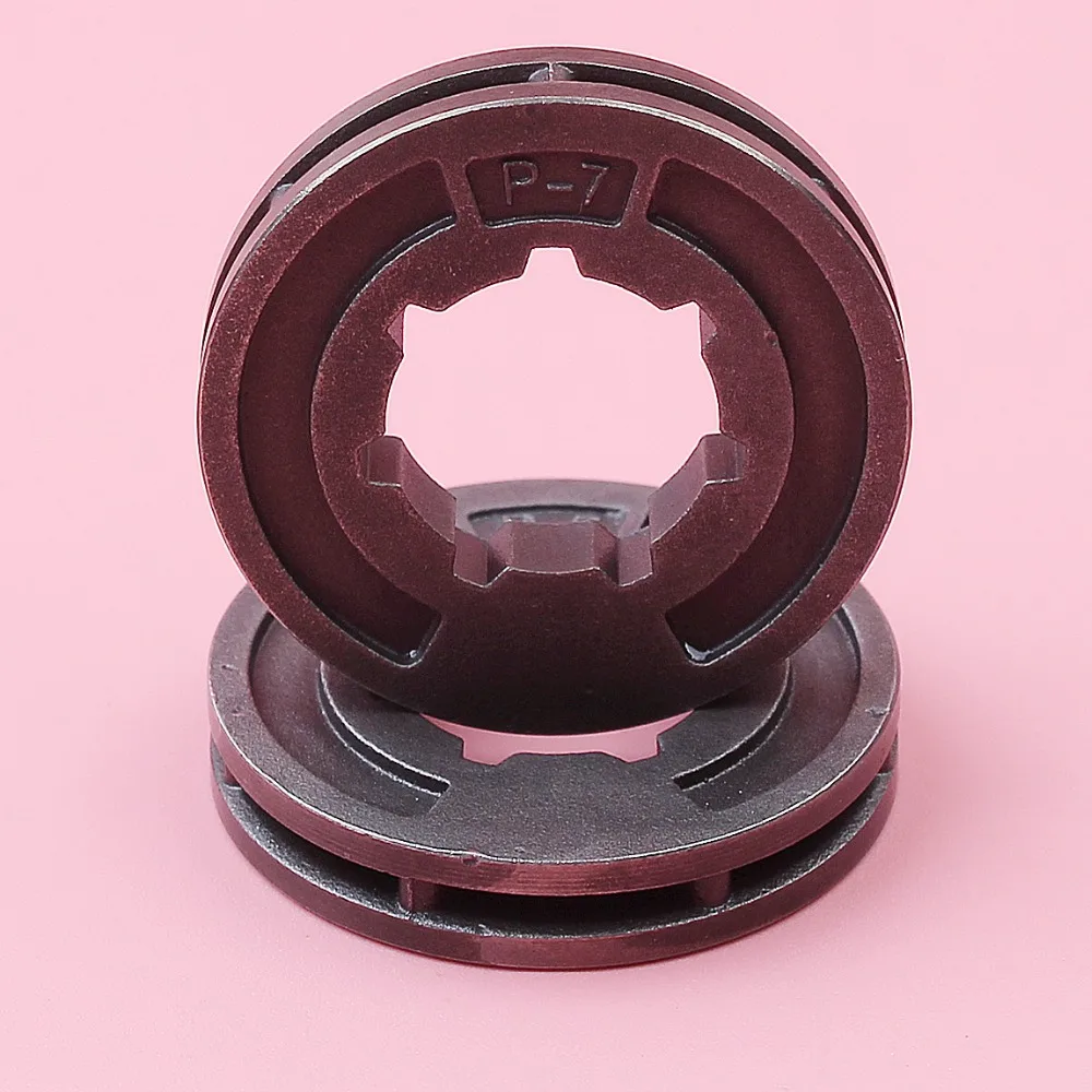 2 pz 3/8LP 17mm P7 Pignone Cerchione Per Stihl 017 018 MS170 MS180 021 023 025 MS210 MS230 MS250 Motosega Strumento di Ricambio Parte