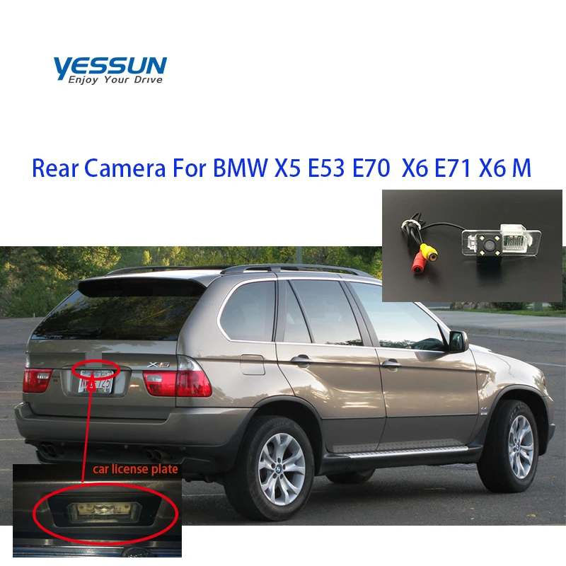 Yessun Rear View Camera For BMW X1 X3 F25 X5 X6 M3 E46 E53 E70 E71 E82 E83 E84 E90 E91 E92  CCD HD camera for bmw x3 e83