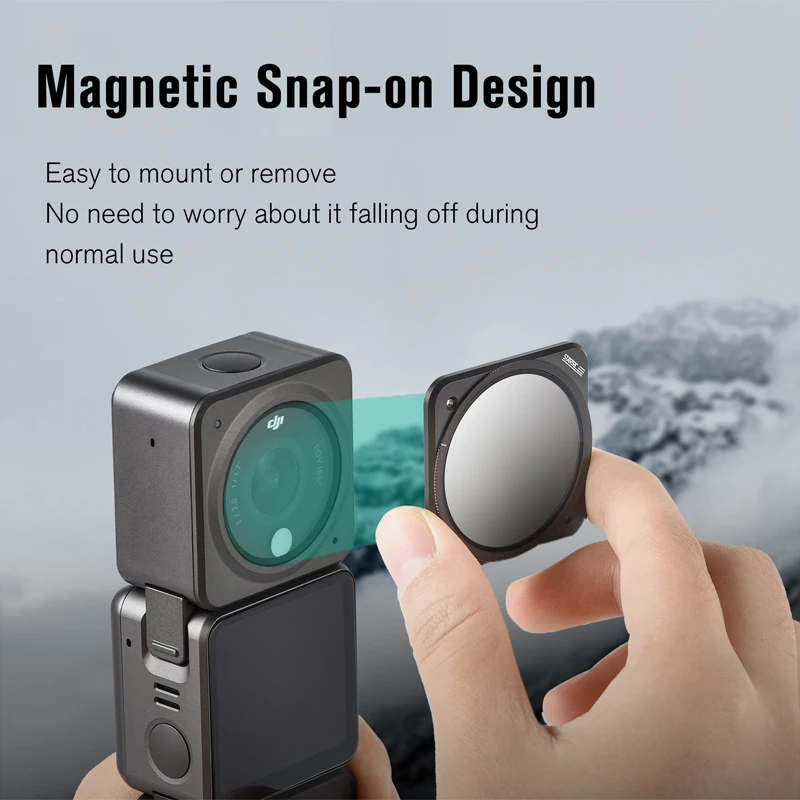 DJI Action 2 Filter Set Gradient GND 16 CPL ND16 ND32 ND64 ND Filter UV Protective Lens Magnetic Osmo Action Camera Filters