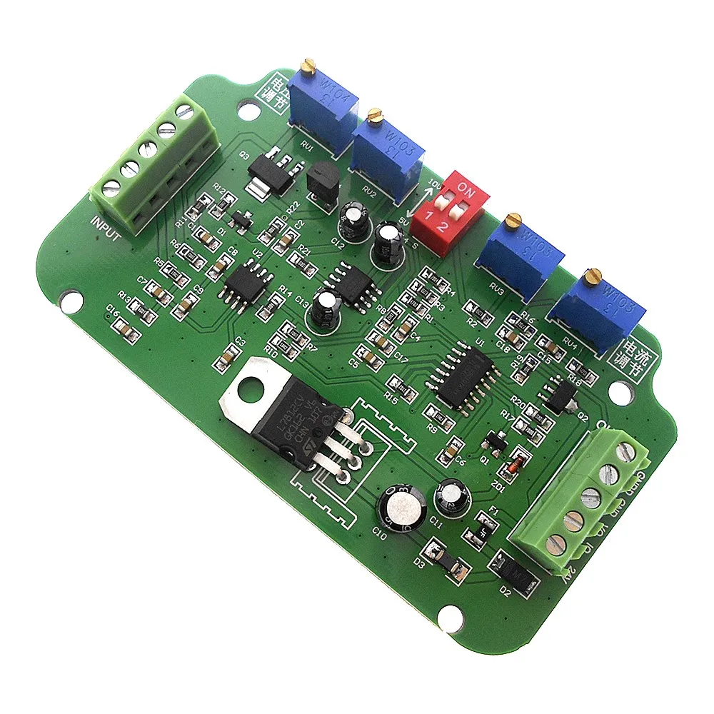 0-5V 0-10V 4-20MA Load Cell sensor Amplifier Weighing Transmitter voltage current converter Working voltage: DC 12-24V