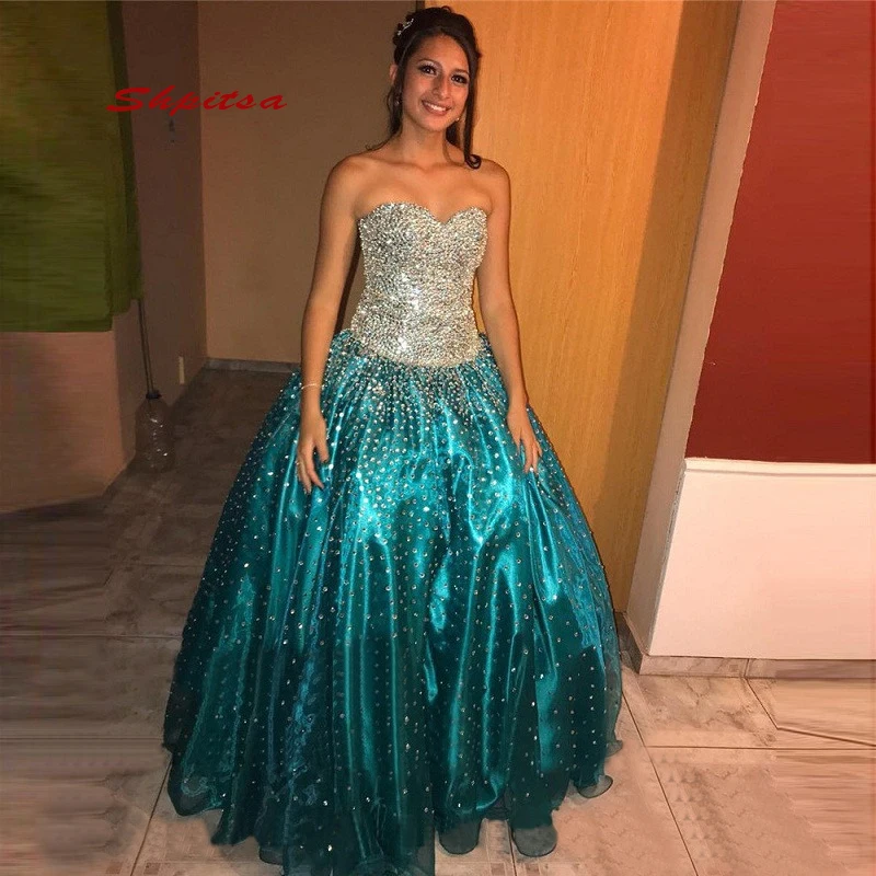 Robe de bal luxueuse en Satin Quinceanera, 16 robes de bal en mascarade, robe de bal, pour les 15 ans, 2020