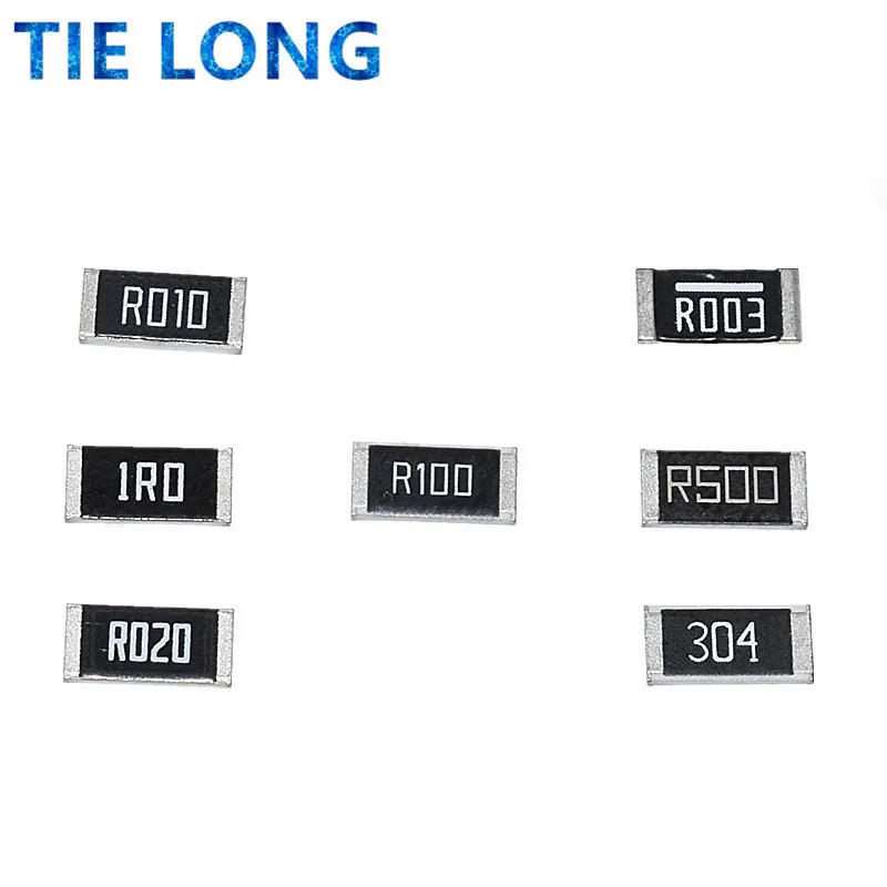 50 Cái/lốc 2512 SMD Chip Điện Trở 5% 0R-1M R001 R010 R100 R020 1R 10R 100R 1K 10K 100K 1M Ohm