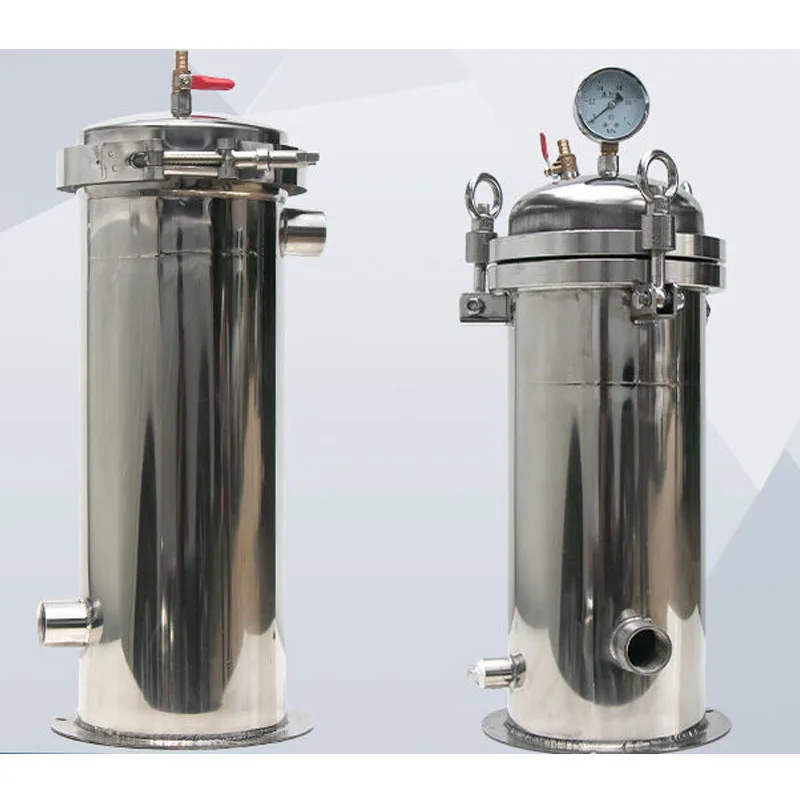 Precision Bag Filter Stainless Steel Large Flow Bag Filter Gasoline Diesel Precision Filter Assembly Tanker General Pre-filter