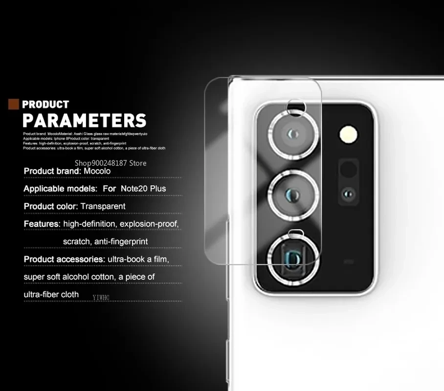 Protector de pantalla 4 en 1, película de hidrogel suave para Samsung Galaxy Note 20 Ultra Note20, película protectora para samsung, no vidrio