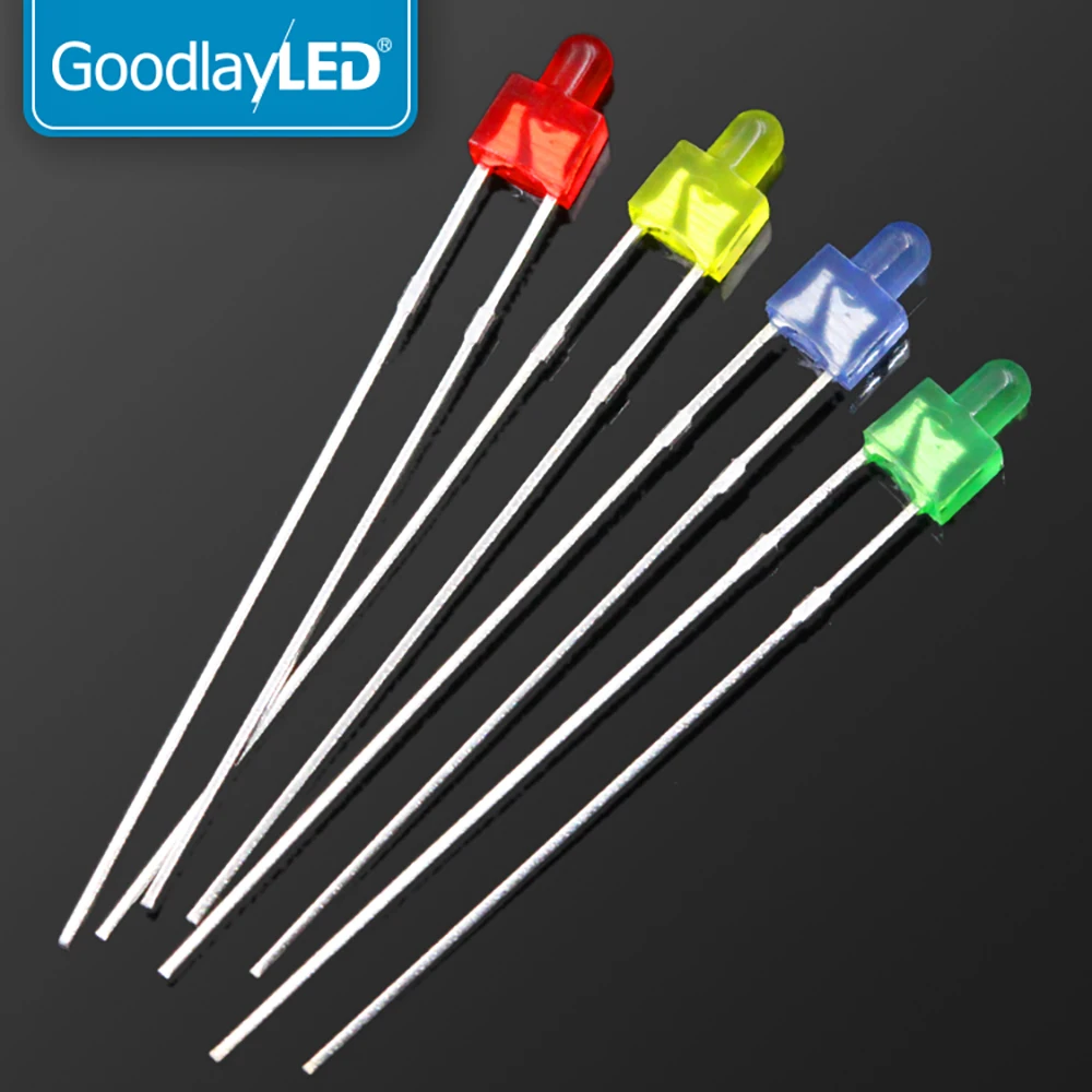 Goodlayled Custom Products 2MM Long Feet Red Green Blue Dip Led