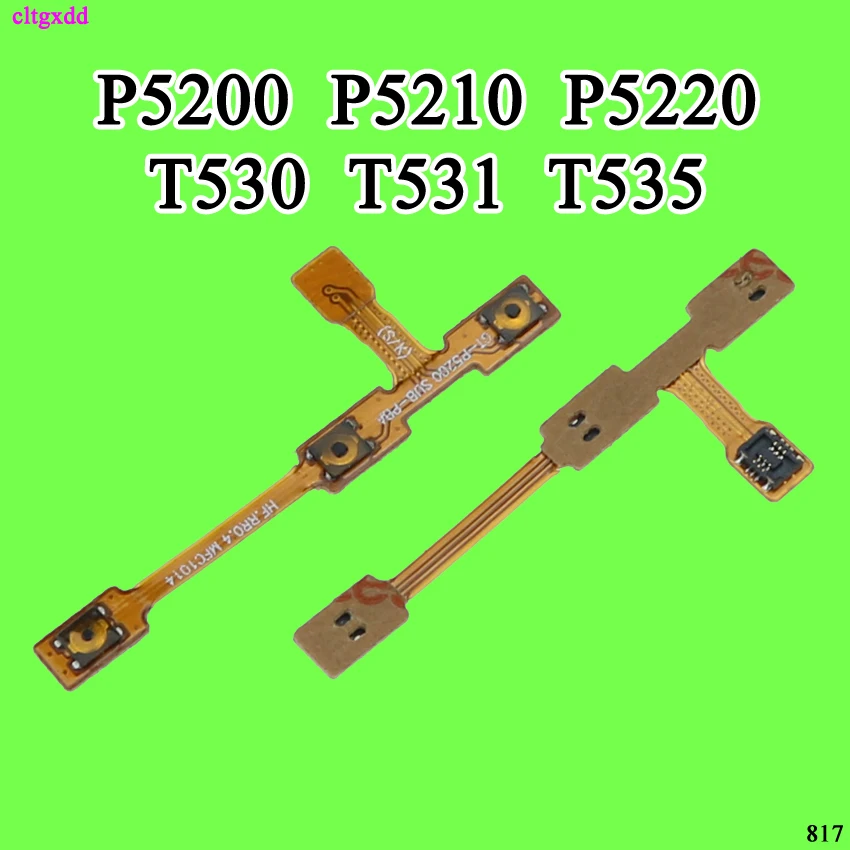 1X Power Volume Button Key Flex Cable Replacement Parts For Samsung Galaxy Tab 4 T530 T531 T535 Tab 3 10.1 GT-P5200 P5210 P5220