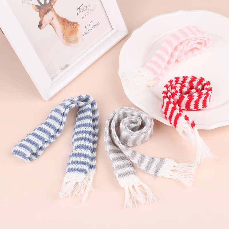 1/6 Dollhouse miniaturowy szalik Ornament lalki do własnoręcznego wykonania dodatki odzieżowe — zdjęcie 5