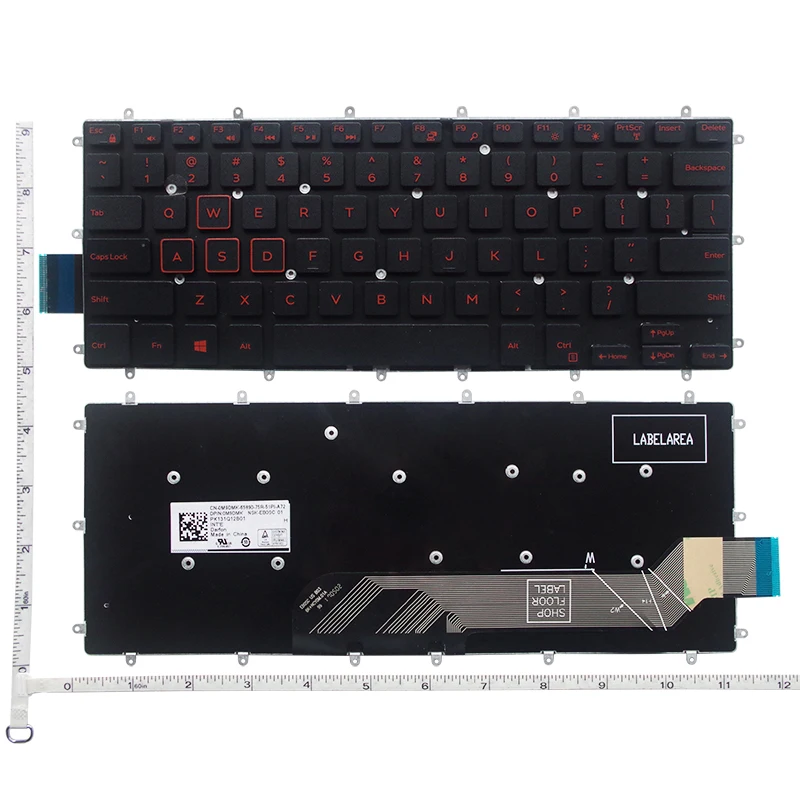 Keyboard for Dell Inspiron 15MF 15-5000 5568 5578 7378 7460 7466 7569 7579 7368 P74G 13-5000 5368 Vostro 14 5000 5468 V5468 5370