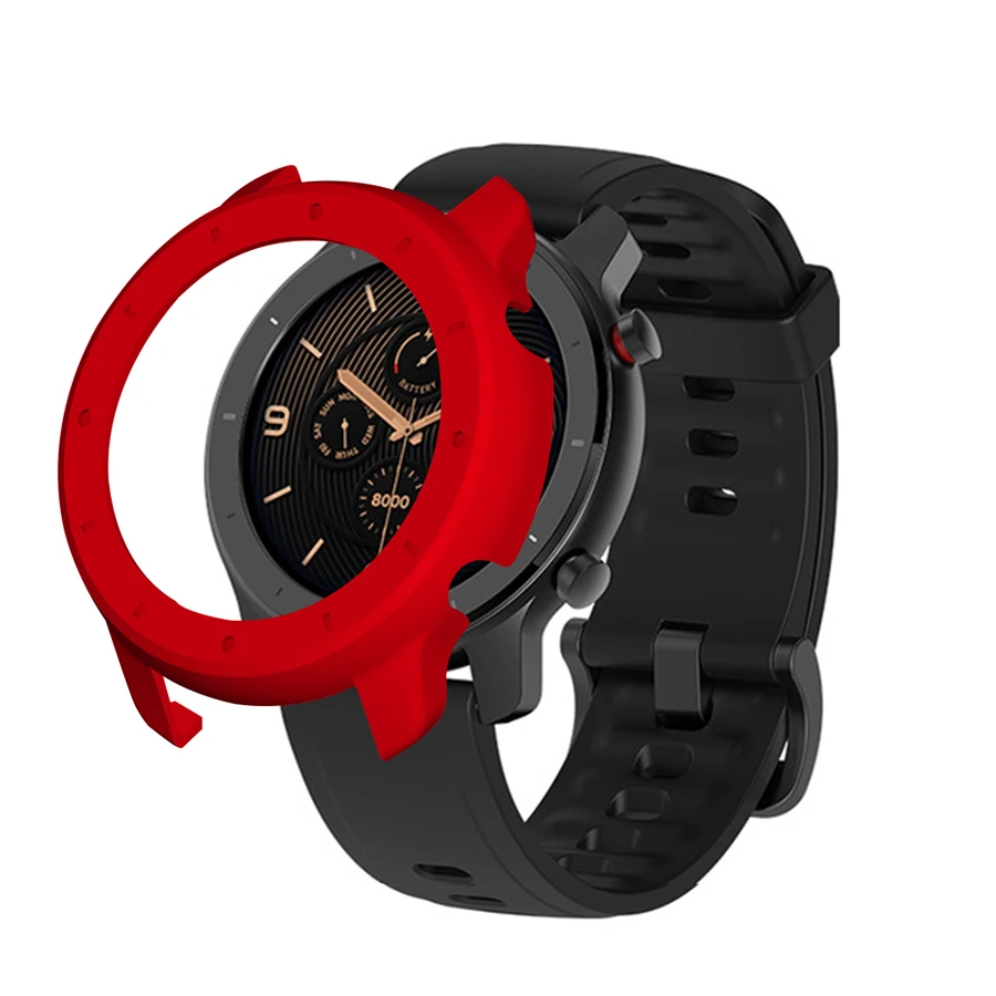 Protective Case Cover for Xiaomi Amazfit GTR 42&47mm PC Protector Frame for Amazfit GTR Watch Protect Shell Accessory Strap Band