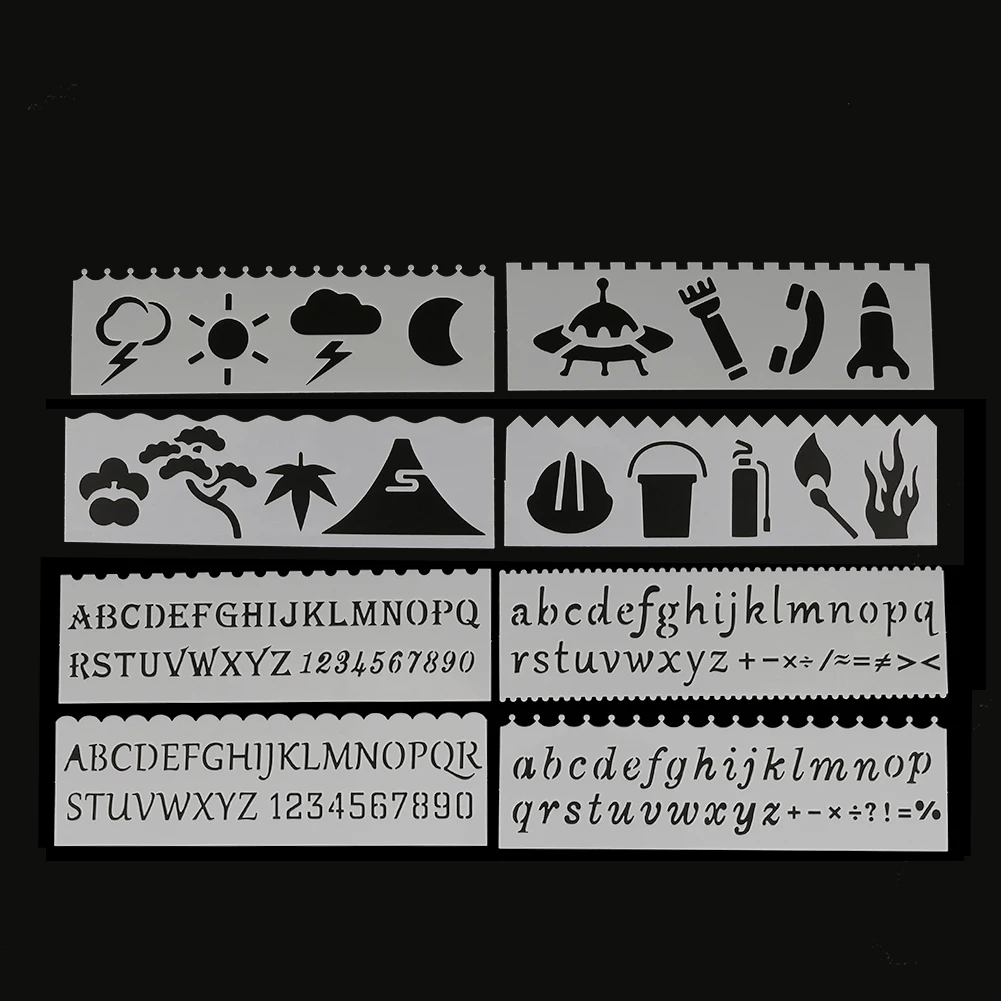 Pogoda/fala w kształcie szablon do malowania DIY Craft Layering szablon ścienny malowanie księga gości Stamp szablony do albumu Journal Template