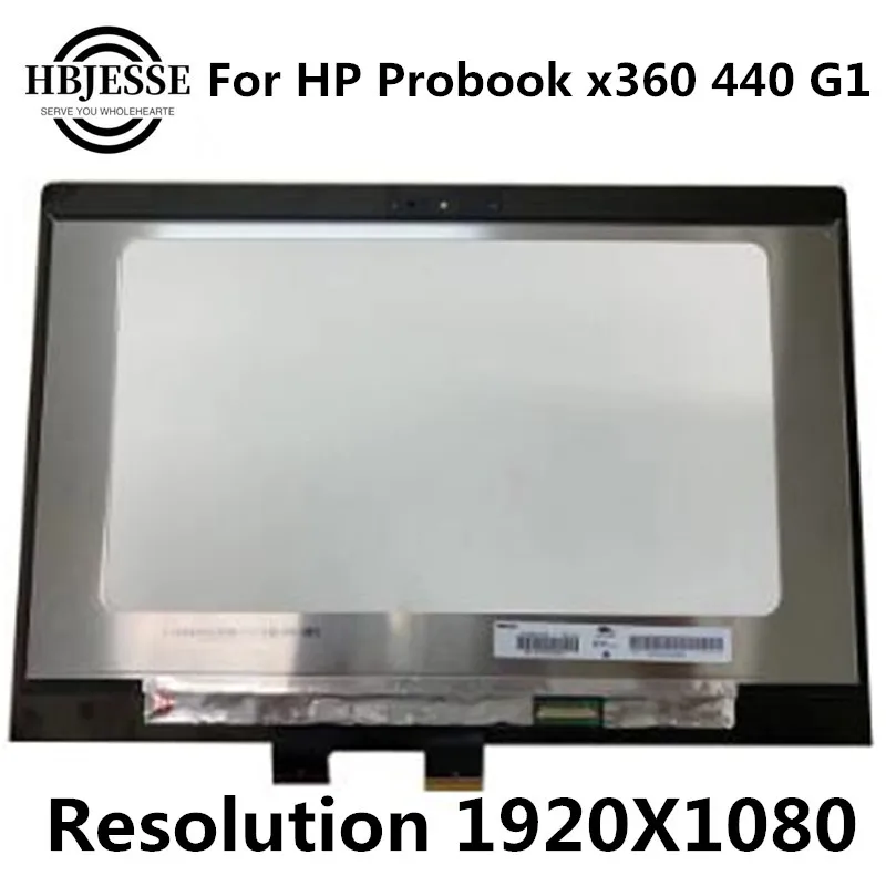 

Origianl New 14" For HP Probook 440 G1 LED LCD Screen Touch Digitizer Glass Assembly 1920X1080 FHD L13740-114