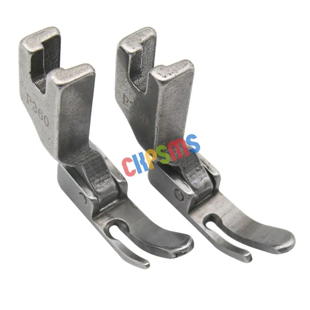 

2PCS HINGED LEFT NARROW PRESSER FOOT #P360 121947H FIT HIGH SHANK SEWING MACHINE