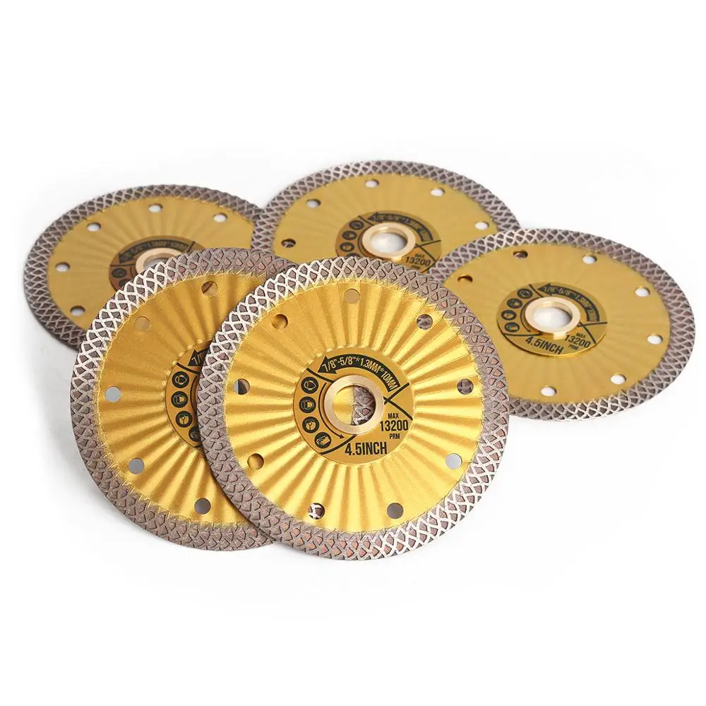 4.5"/7" Super Thin Diamond Tile Blade Porcelain Cutting Blade for Cutting Porcelain Tile Granite Marble