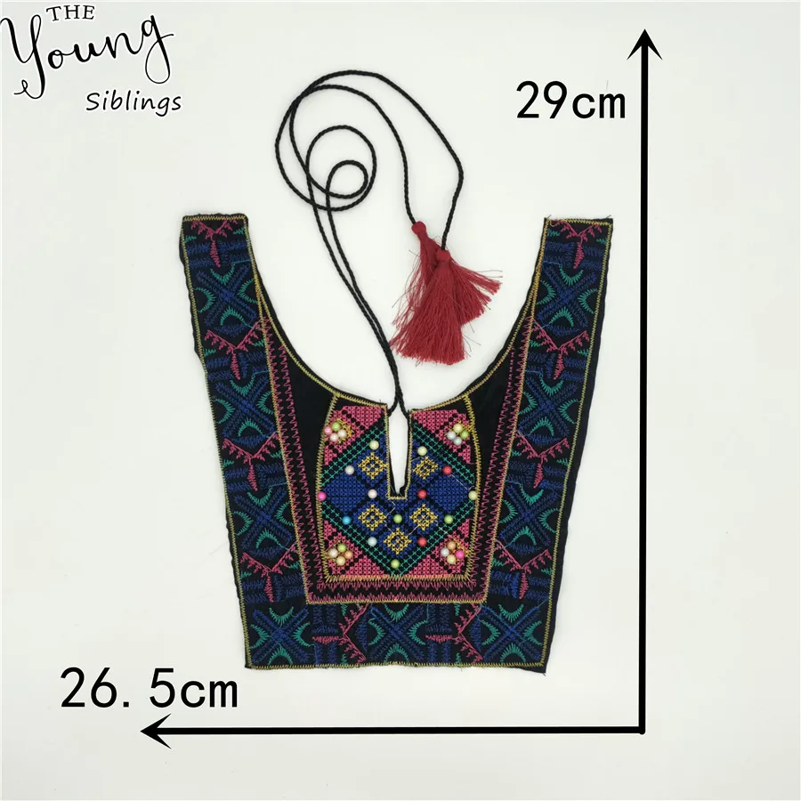 New arrive Sewing Lace Neckline Dress Decor Ethnic style embroidery Sewing Craft Lace Collar DIY Costume Accessory Scrapbooking