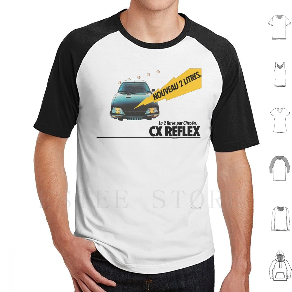 Cx Reflex T Shirt Cotton Men DIY Print Cx Gti Turbo Saab 900 Luxury Sports Car Cars Saloon Sedan 1970s 1980s 1990s 70s 80s 90s