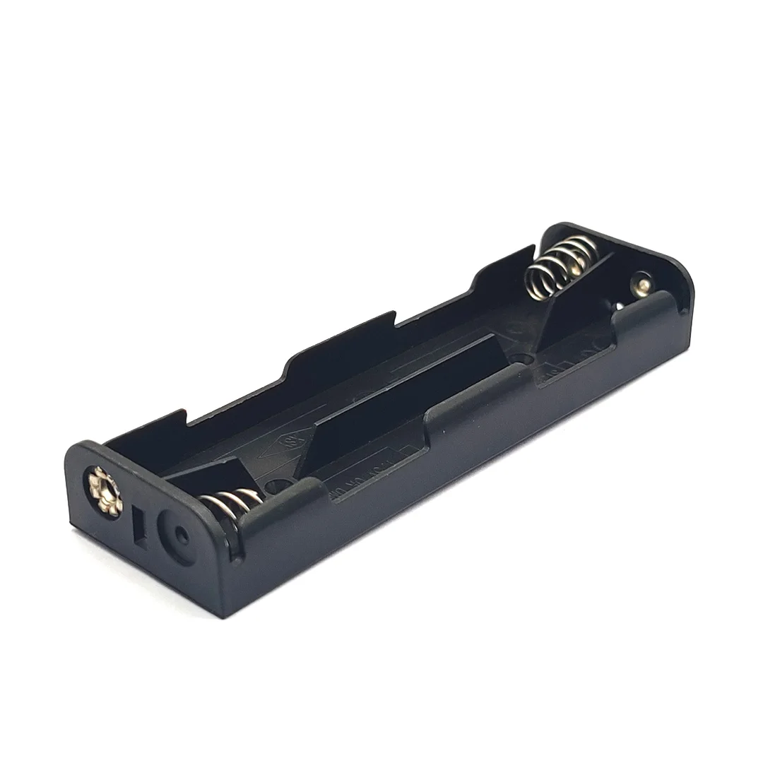 Caja de batería AA de 6V, soporte de batería AA, caja de almacenamiento de batería de botón de 9V, tipo de correa larga