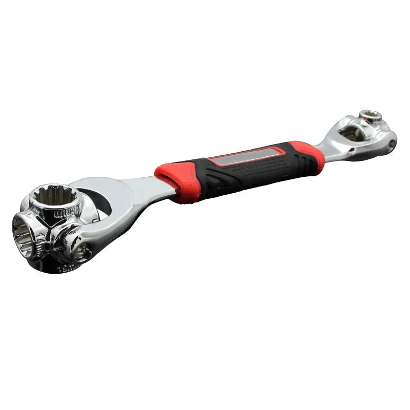 52 in 1 Socket Wrench Rotary Spanner Work 360 Degree Rotation Spanner Universal Furniture Car Repair Hand Tool