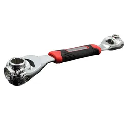 52 in 1 Socket Wrench Rotary Spanner Work  360 Degree Rotation Spanner Universal Furniture Car Repair Hand Tool