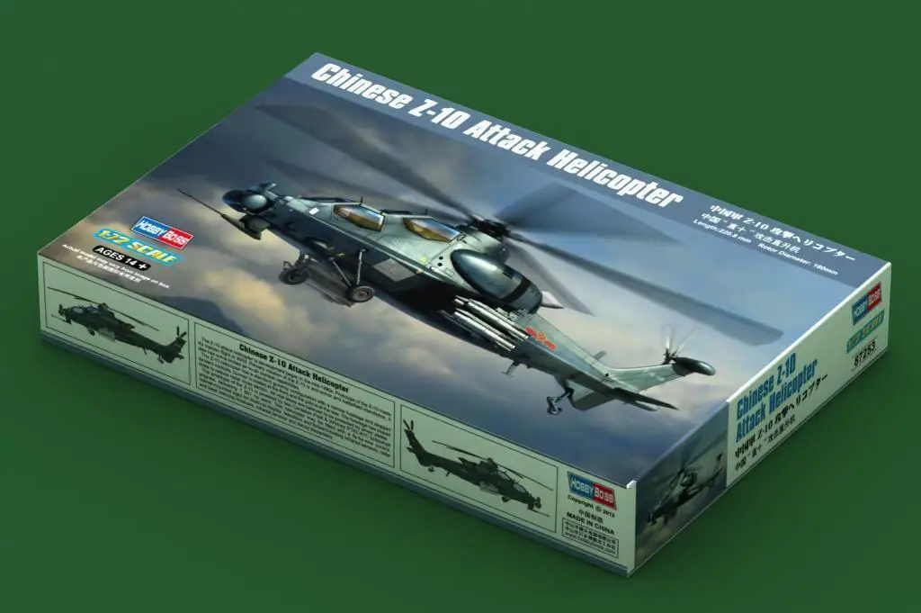 

Hobbyboss model kit 87253 1/72 Chinese Z-10 Attack Helicopter plastic