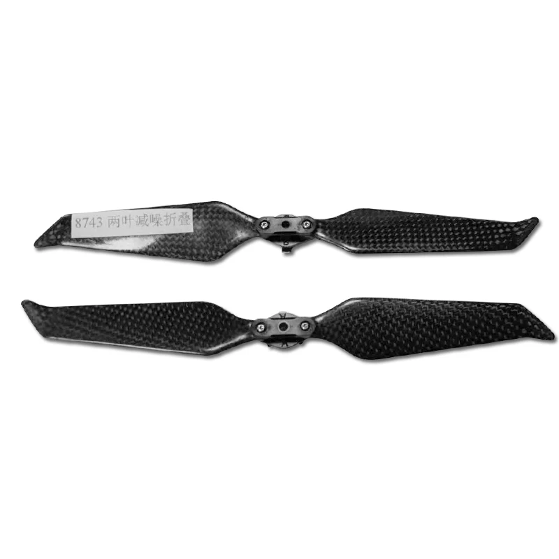 2 pairs Carbon Fiber Propeller Low Noise 8743F Folding Props Quick Release folding propeller for drones