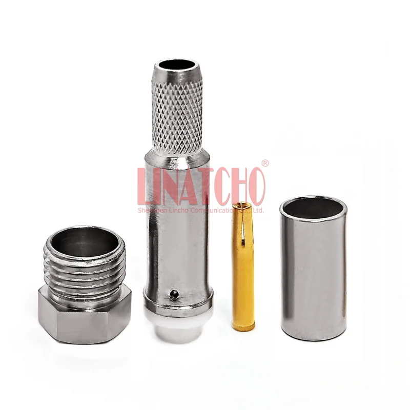 10 pcs sales 50OHM Crimp RG142 LMR195 RG58U Cable FME Female Jack Connector